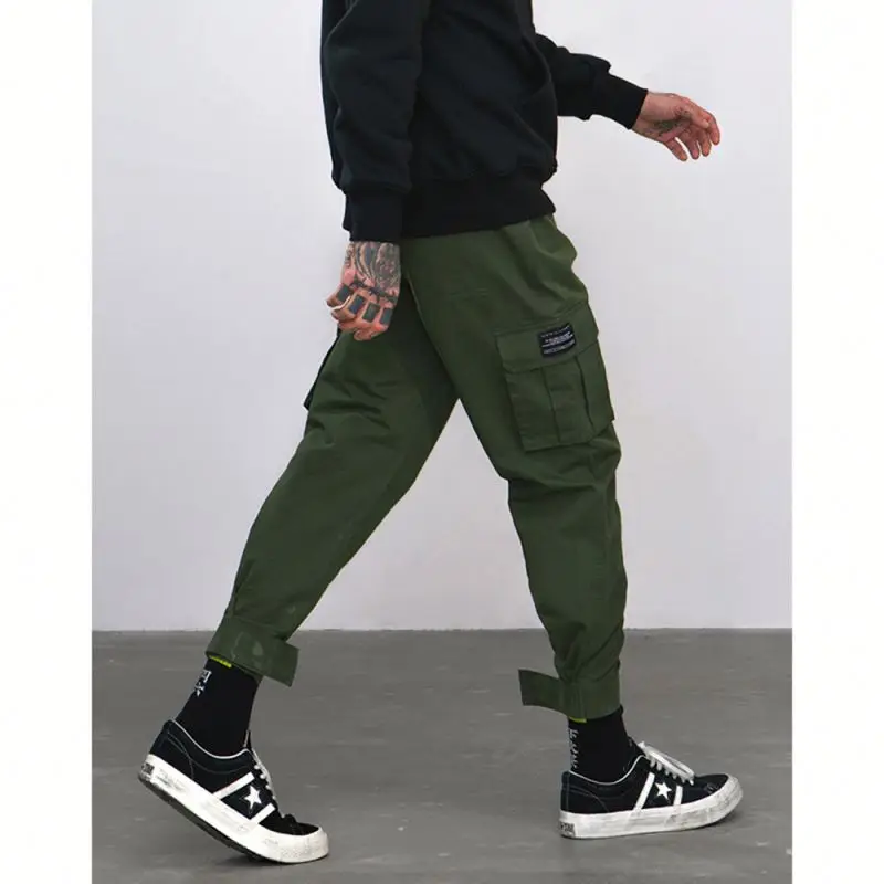 

Trousers pants men suit pants custom elastic bottom pants