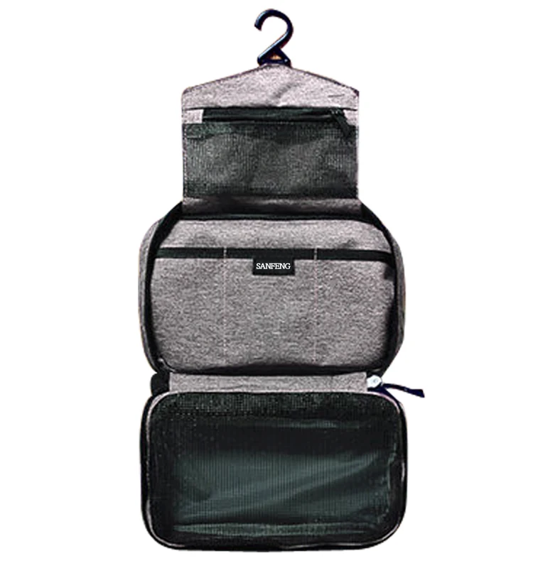 

Mens Travel hanging toiletry bag Manufactory Sample free, Gray,purple,green