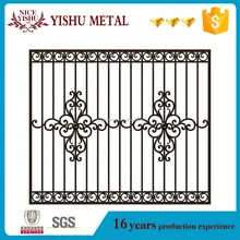 Atacado f&aacute;brica galvanizado grade de janela de ferro forjado decorativo