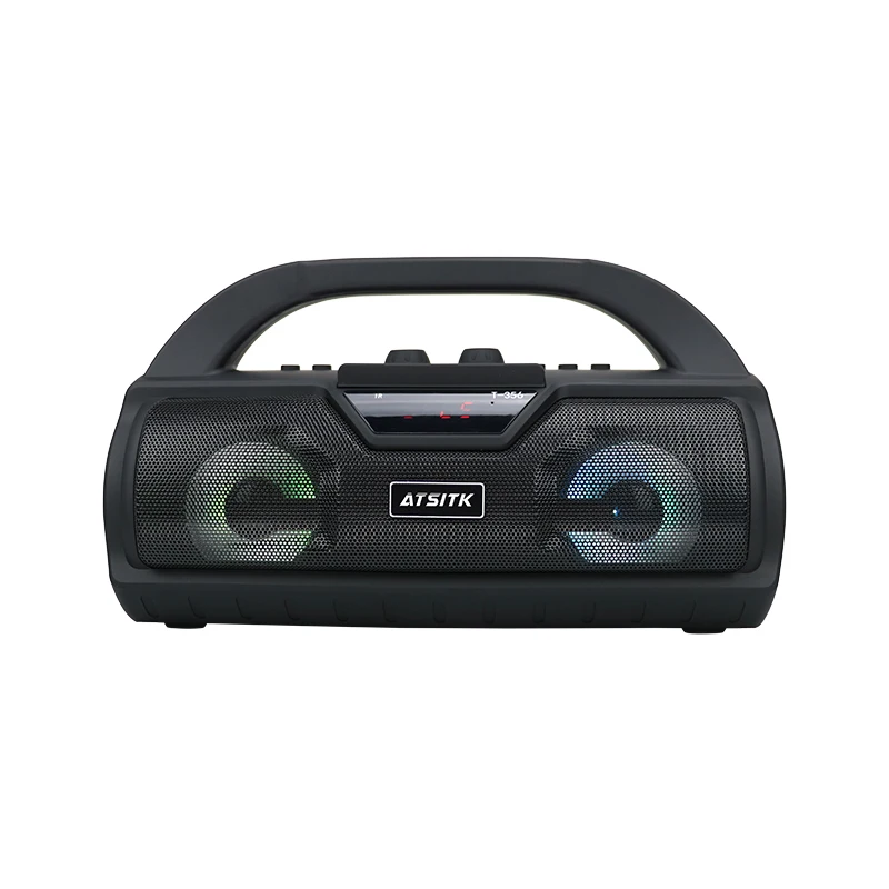 

ITK T-356 new product ideas 2021 gadgets sound system wireless portable computer speaker, Black, red, blue