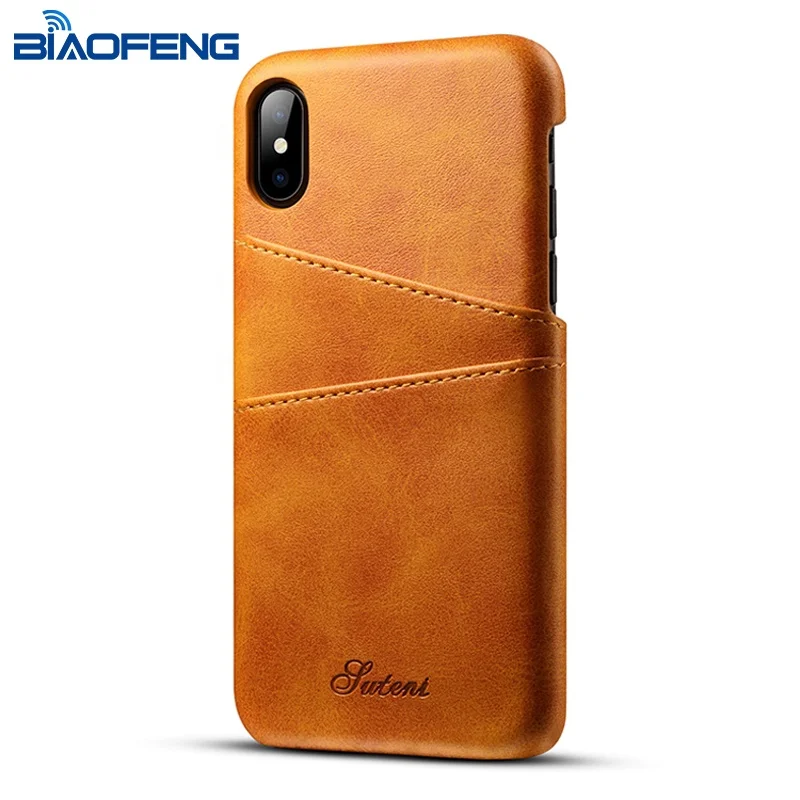 New Products 2019 Luxury PU Leather Phone Case Card Holder for iPhone XS Wallet Case