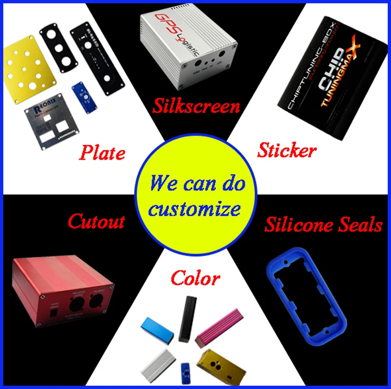 Ngành Công Nghiệp Đùn Nhôm Nguyên Mẫu Nhà Ở/Tùy Chỉnh PCB Điện Tử Ép Đùn Nhôm Hộp Nối Từ Szomk Trung Quốc