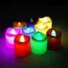 Battery operated decorative led candle flameless led electronic candle light plastic mini led tea/ Led candle light