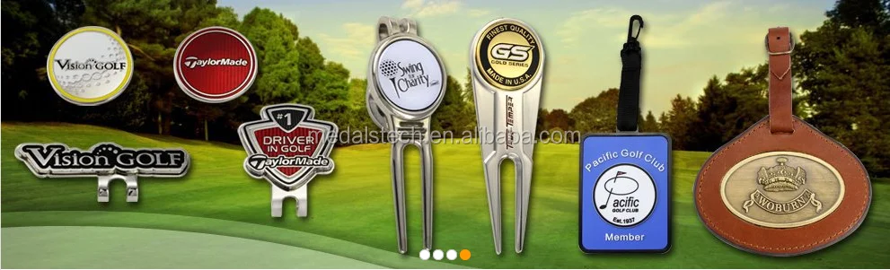 2019 Best selling engraved logo zinc alloy magnet club golf cap clip