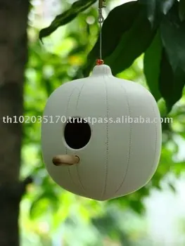 Ceramic Bird House Round Shape Buy Bird House Hanging Bird