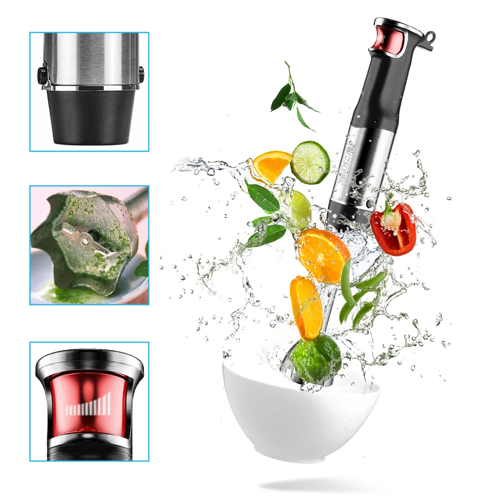 
Proscenic 2018 NEWEST Design hand immersion blender 