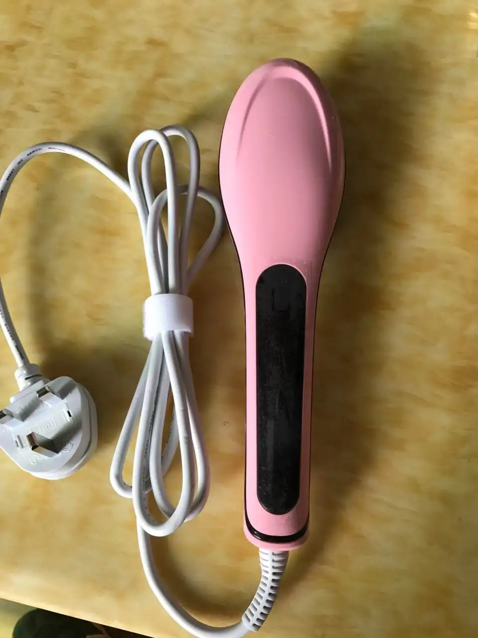 Electric Massage Straight comb LCD anti-hot hair straightener brush comb corrugation straightening irons hair brush