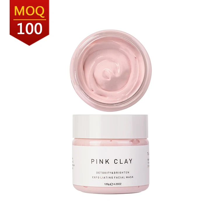 

Amazon Firming Whitening Kaolin Pink Clay Mud Mask, Customized color