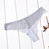 Wholesale ladies seamless ice silk lace g-string panties sexy mature bikini women thongs