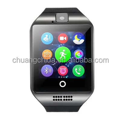 2019 Q18 touch screen gps smart watch with carma best gift for kids