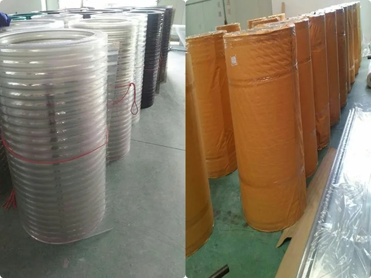 High Temperature Plastic Sheet Clear Corrugated Plastic Sheeting For
