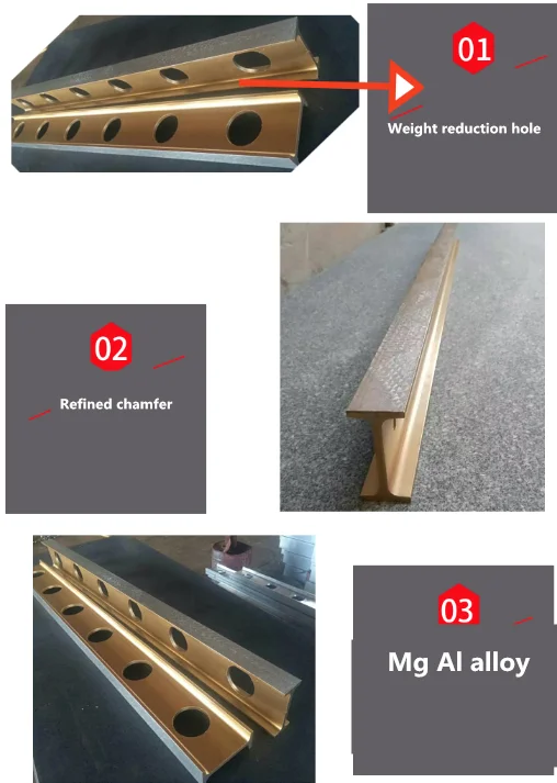 Magnalium Straight Edge Levelling Instrument Parallel Testing Ruler