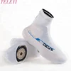 Lycra protect waterproof warmer windproof dustproof Booties Overshoes Cycling Bicycle Shoe Cover with Rear Zipper