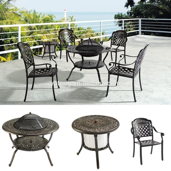 Unique Design Cast Aluminum Outdoor Furniture Steel Mesh Patio Outdoor Furniture Steel Mesh Patio