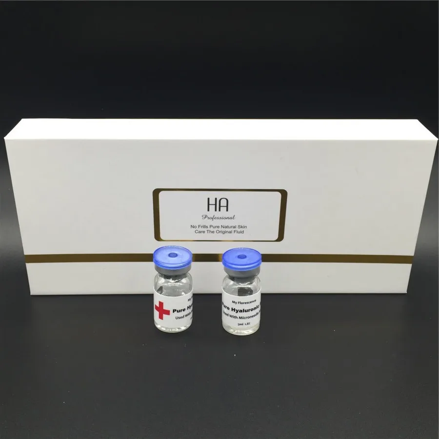 

5CC Hyaluronic Acid HA Meso Whitening Serum Hydro-lifting Skin Rejuvenation Meso Injection, Transparent
