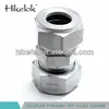 manufacture of 6mm 8mm 10mm 12mm stainless steel gas compression fitting union