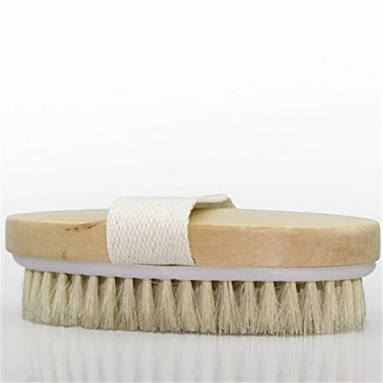 

factory customize logo mini wooden brush, Natural wood color