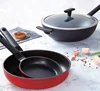 OEM 8 Inch wonderful cookware teflon profile coated wear resisting non stick aluminium alloy stir frying pan wok