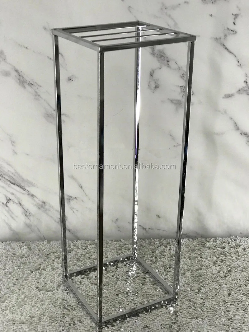 tall metal flower stand centerpiece