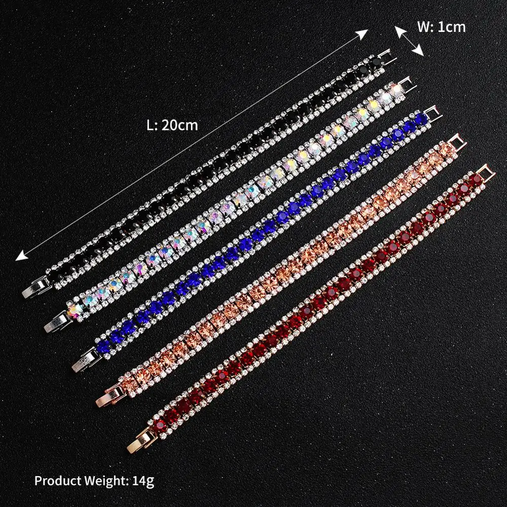 

Ladies Crystal Bracelet * Valentine's day Gift, Gold