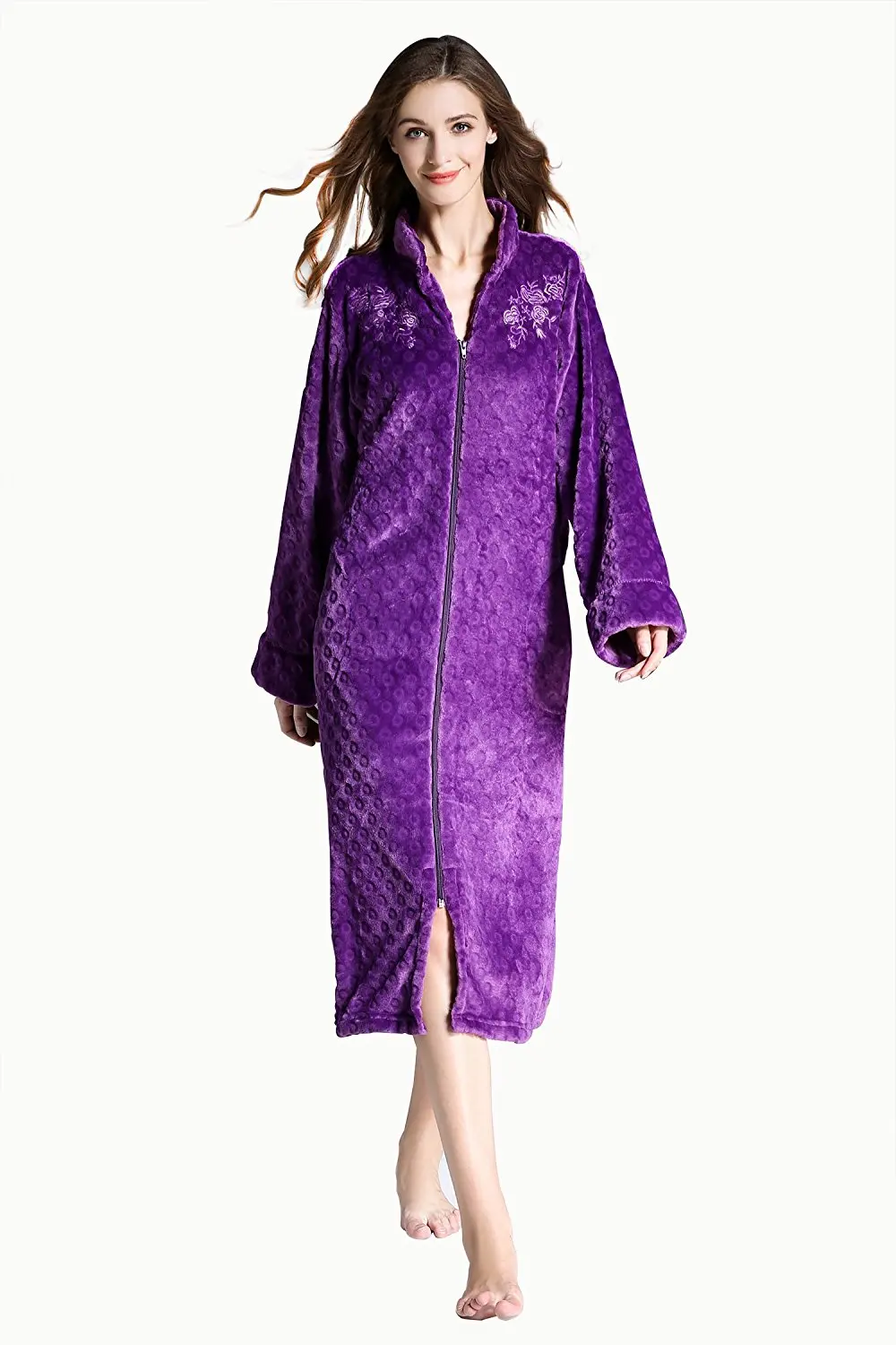 Cheap Long Zip Front Robe, find Long Zip Front Robe deals on line at