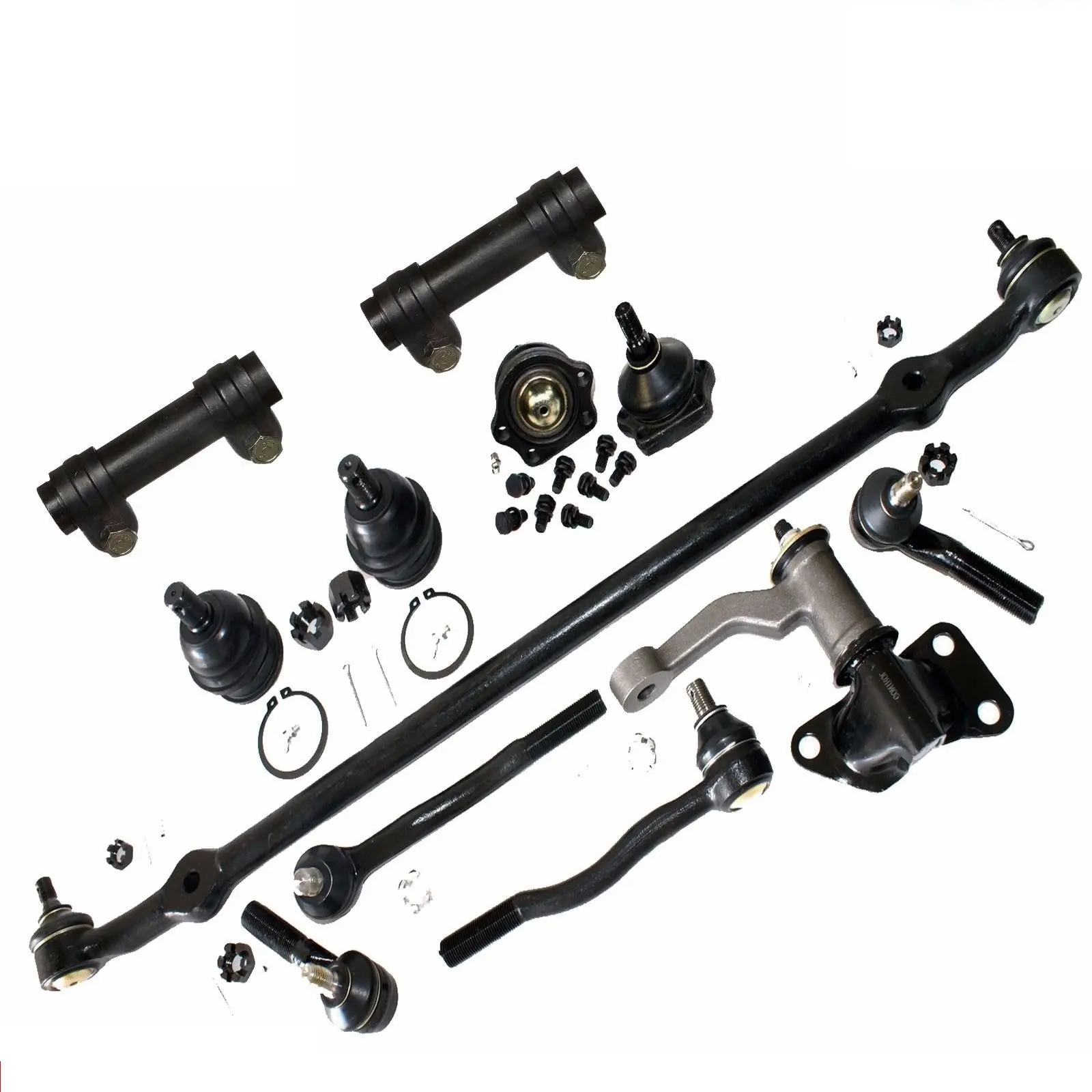 Front Tie Rod End Center Drag Link Idler Arm Steering Kit Set 6pc for D21 4WD