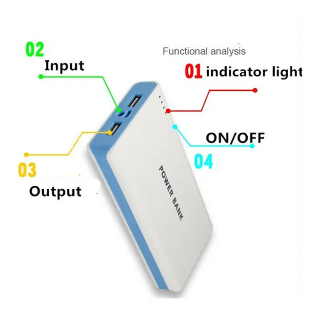 larger capacity 20000mah powerbanks with LED light for airpod