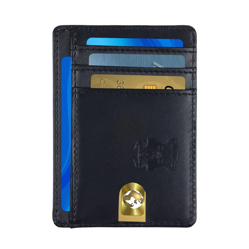 

Luxury Leather Wallet Pocket for Men Black, Black or customized color