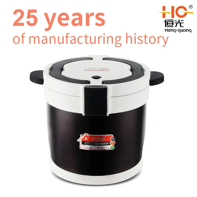 
sus 304 stainless steel thermo cooker flame free cooking pot 