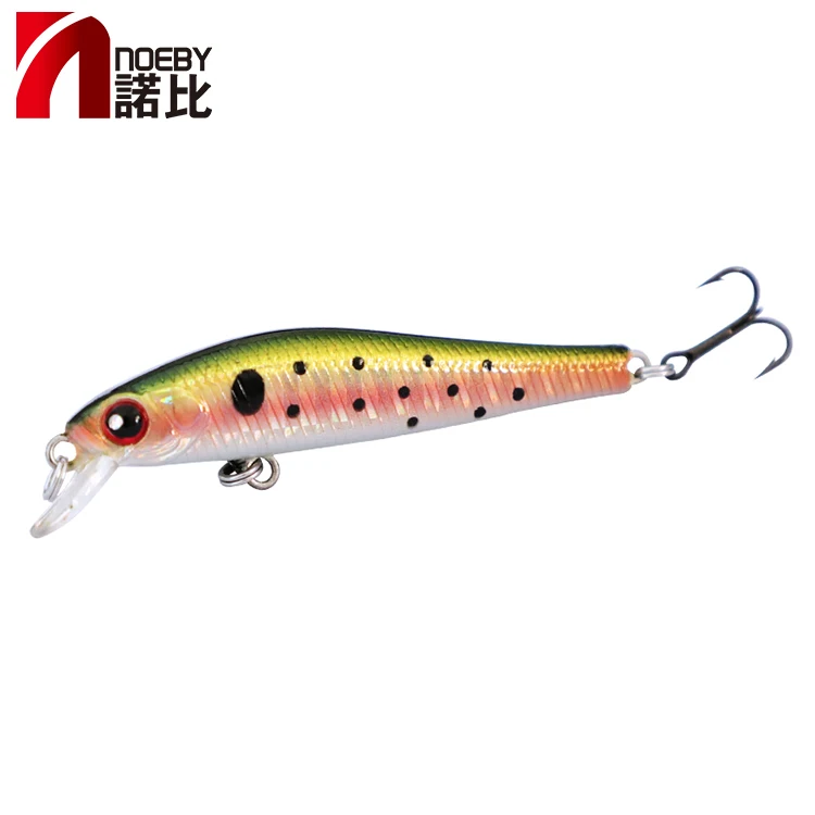

strong body 2 sizes fishing tackle fishing tool hard lure minnow lure, 8 colors to choose
