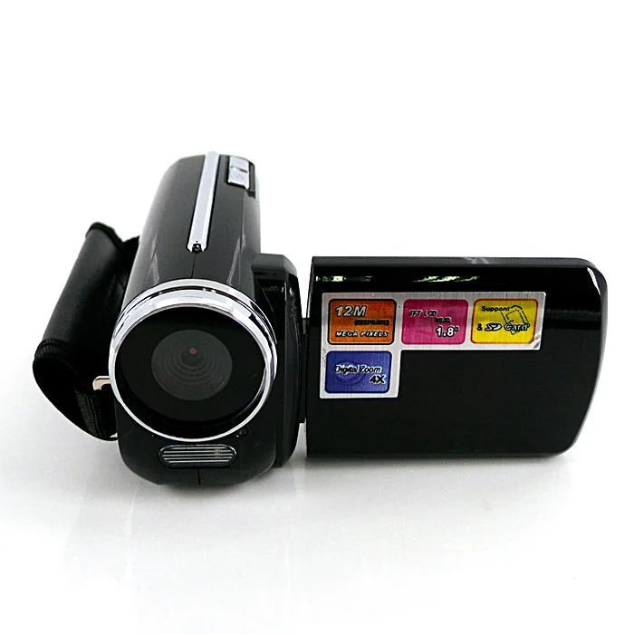 Mini hd digital video camera with 1.8'' TFT display 4X Digital zoom 12.0 mega max digital cameraSupport various languages DV-139