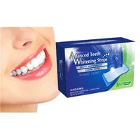 

14Pairs/Box Teeth Whitening Strips Gel Care Oral Hygiene Clareador Dental Bleaching White Tooth Strip Whiten Logo