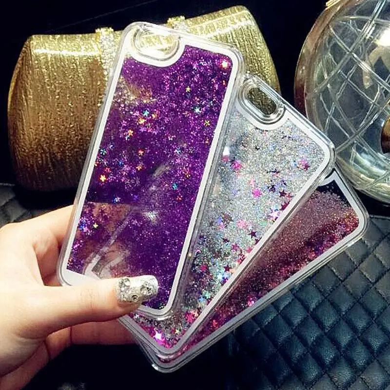 

Dynamic Liquid Glitter Sand Quicksand Star Case for Samsung Galaxy S7 Edge S6 Edge Note 5 S5 A5 for iPhone 6 6S Plus 5C 4S