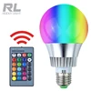 3W 5W 9W E27 base IR Remote Controller rgbw color changing light lamp led rgb bulb