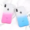 USLION Transparent Clear Gradient Color Soft TPU Phone Case for iphone X XR XS MAX 6 7 8 Plus
