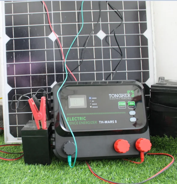 

Sri Lanka 12V solar electric fence energizer for portable fence