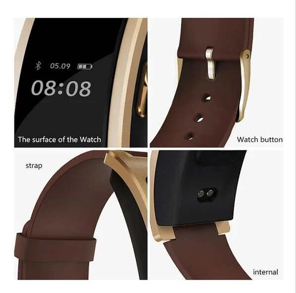 Original CK11 Blood Pressure Smart Watch Bracelet Band Pulsometro Heart Rate Monitor Pedometer Smartband for iphone HTC Samsung