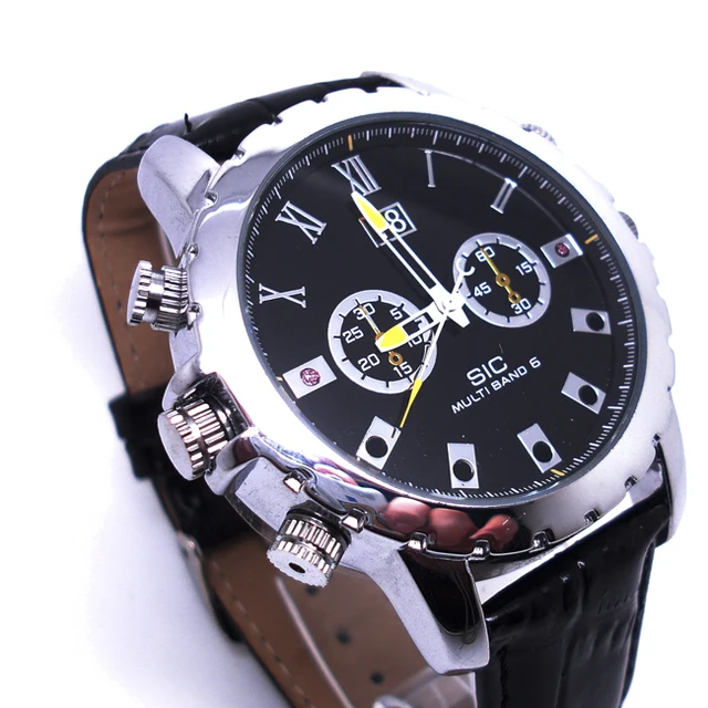 waterproof hd 1080p ir night vision 8gb watch camera hidden dvr
