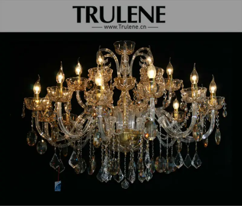 Modern Hotel Lobby Light European Retro Classic Antique Crystal Chandelier Ceiling Pendant Lamp for sale