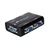 JideTech 4 Port VGA Splitter Video Splitter Box Distribute One Video Source to 2 or more Displays for Screen Duplication