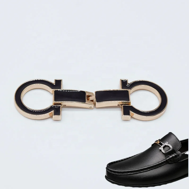 

Business Style Gold With Black Metal Shoes Buckles For Loafers, A variety of colors