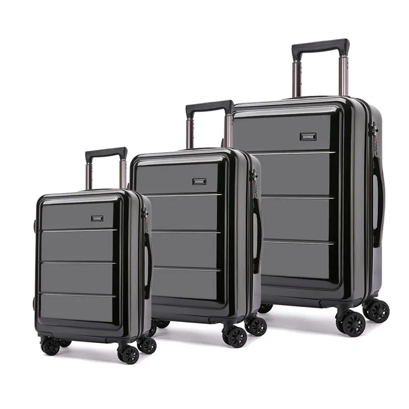 

3pcs 20/24/28 ABS PC aluminum trolley travel bags luggage set suitcase with removable wheels, Black green, purple, pink, blue,khaki,silver