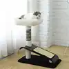 Fashion wholesale 100% wool pedestal soft bed cat climbing tree,cheap simple cat tree with scratcher board