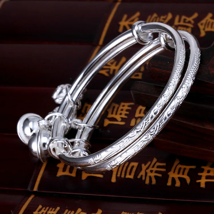 Myshine Gelang Kaki Perak Anak Anak Tradisional Cina Buy Anak Anak Gelang Bangle Sterling Silver Bangle Pesona Anak Anak Gelang Product On Alibaba Com