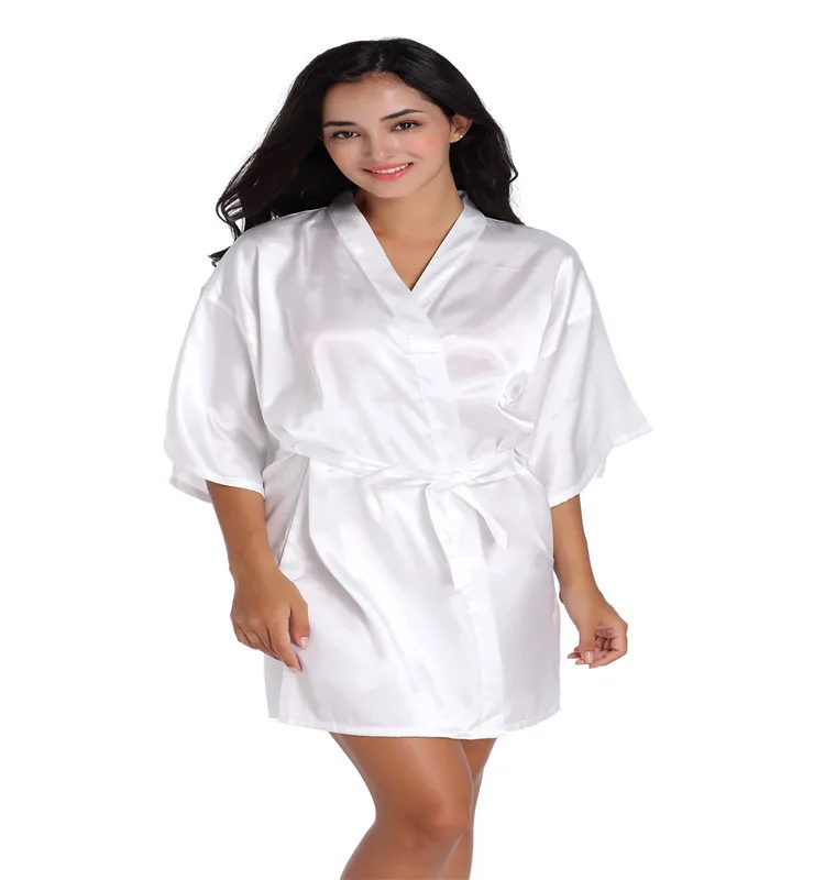 

Wholesale Women Long Silk Satin Bridesmaid Robe, Required
