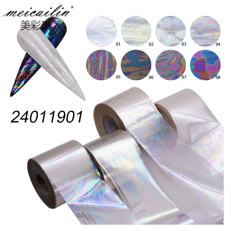 

Transfer Foil Nail Art Star Design Sticker Foil for Nail, 5color