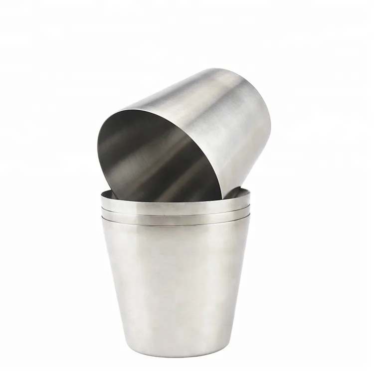 

2018 Hot Popular Item Stainless Steel Metal cup with logo, French fries holder, Customized