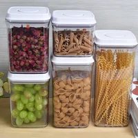 

5-Piece Combination Sets Airtight Plastic Food Storage Containers For Cereal And More