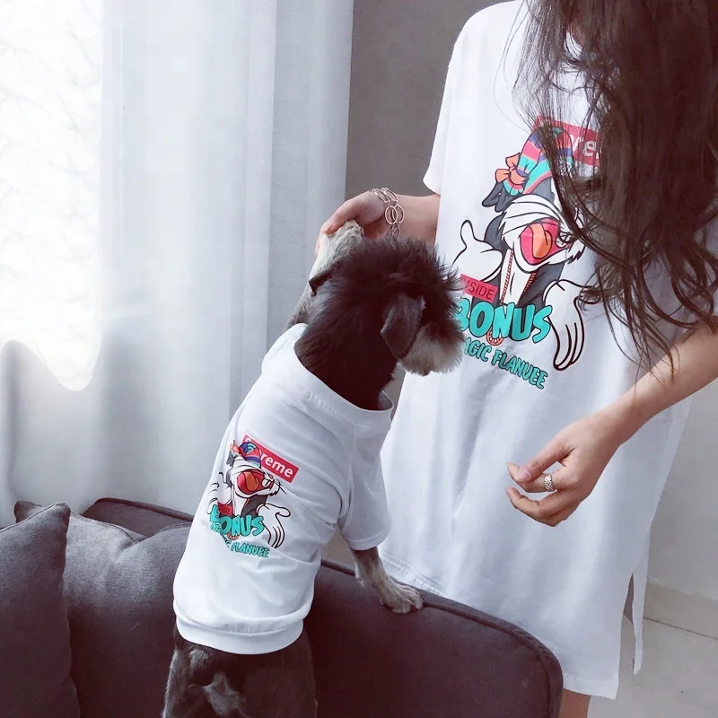 

Wholesale Dog Clothes Summer Dog Outfit Pet Clothes for Dogs Pet Apparel & Accessories Leisure, Black,green,beige,purple,white