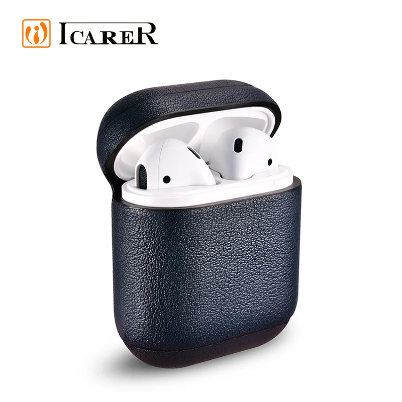 

OEM Customize Logo Genuine Leather Wholesale Headphones Protective Case for Airpod